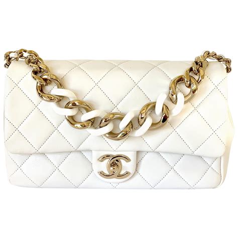 chanel gold chain tote|vintage Chanel bag gold chain.